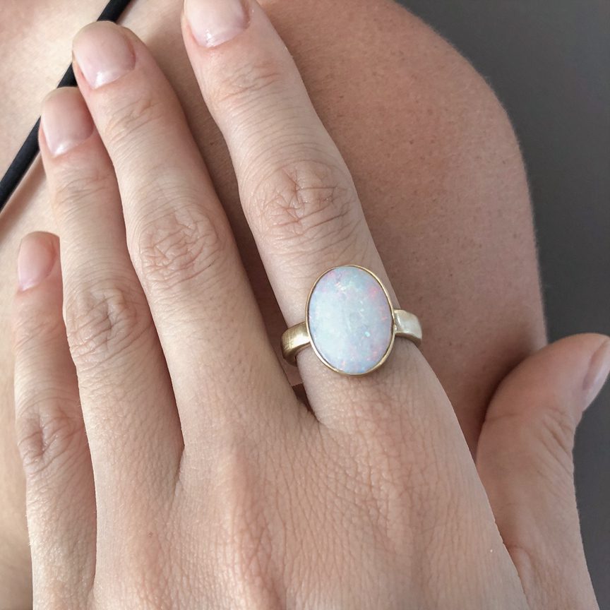 Is opal a good choice for an engagement ring? | CustomMade.com