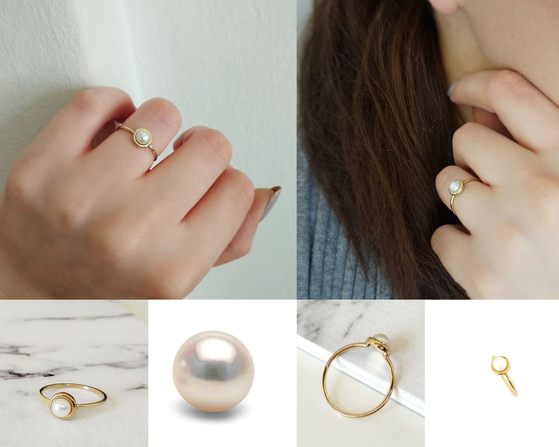 Natural Moti Pearl Ring – Gem Shop