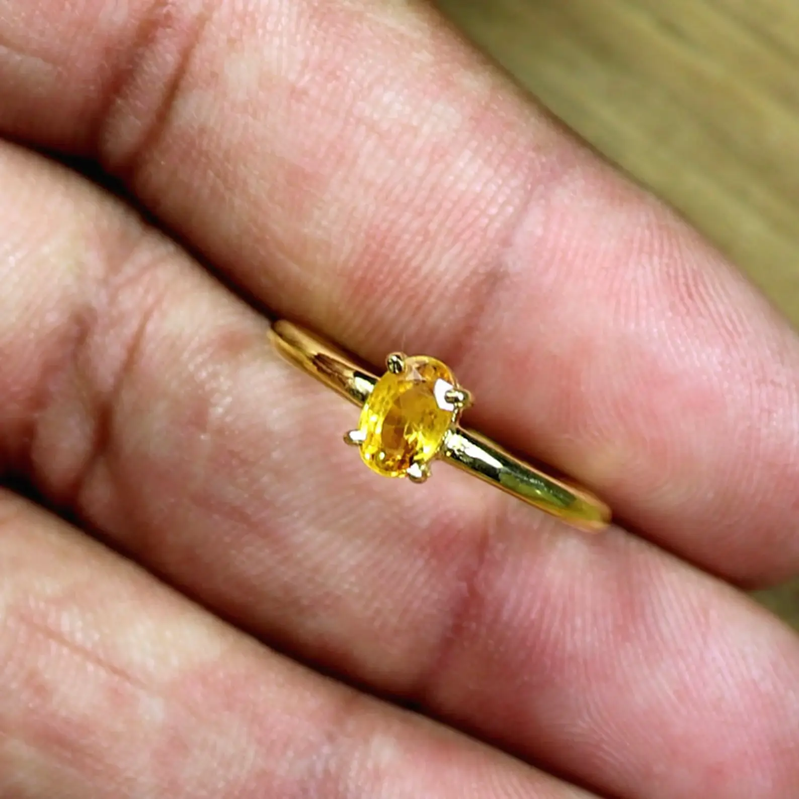 Pukhraj Ring / Yellow Sapphire Ring - Jyotish Asha-nlmtdanang.com.vn